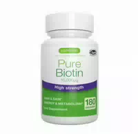 Igennus Biotin 10mg, Vegane D Biotin Vitamin B7 für Haut, Haare & Nägel Reines & Laborgeprüft