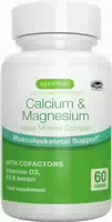 Igennus Calcium Magnesium D3 K2 Tabletten, Pflanzliche Algentabletten, Vegane Algen, Knochen & Zähne