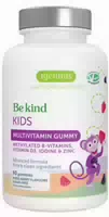 Igennus Multivitamin Gummies für Kinder, Methylierte B, C, D Vitamine & Zink, Zuckerfrei, Immun
