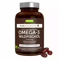 Igennus Omega 3 1000mg Epa & Dha, Wildfischöl & Astaxanthin, Ifos Zertifiziert
