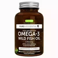 Igennus Ultra Pures Omega 3 Fischöl Konzentrat mit Astaxanthin 180 st