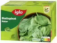 Iglo Blatt Spinat Natur