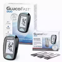 Glucofast Duo Blutzuckermesssystem Mmol l 60 Teststeifen 1 st
