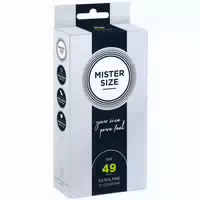 Mister Size «49» Elegant & Feinfühlig Maßkondome 3 Kondome 3 st