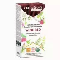 Cultivators Natürliche Pflanzenhaarfarbe Weinrot 100 g