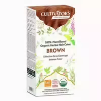Cultivators Natürliche Pflanzenhaarfarbe Braun 100 G