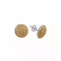 Impala Ohrstecker Halbkugel 12mm Light Peach