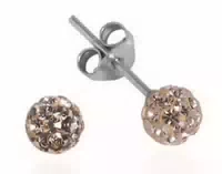 Impala Ohrstecker Kugel 5 mm Chrysolite