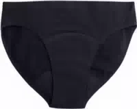 Imse Bikini Periodenslip Light Flow Schwarz Xs