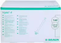 Injekt F Feindosierungsspritze mit Kanüle 0,50x16mm