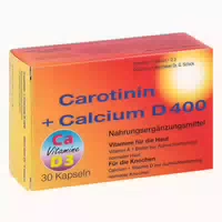 Carotinin Calcium D 400 Kapseln 30 St Kapseln