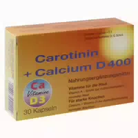 Carotinin Calcium D 400 Kapseln 30 st Kapseln