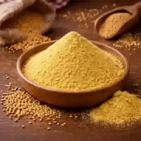 Senfmehl Goldgelb Fein Gemahlen, Senfkörner Gemahlen Mustard Powder Beutel