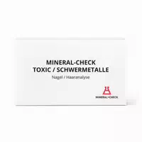 Mineral Check Toxic Schwermetalle Test Nagel oder Haaranalyse 1 st