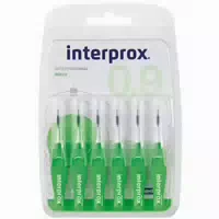 Interprox Reg Micro Grün Interdentalbürste Blis 6 st Zahnbürste