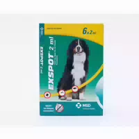 Exspot 2 Ml Spot On Für Hunde 6x2 Ml Lösung