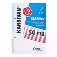 Karsivan 50mg Für Hunde 60 St Filmtabletten