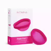 Intimina Ziggy Cup 2 Größe B Extradünne Menstruationsscheibe 1 st