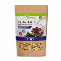 Ioboscovivo Bio Erdmandel Flocken Schwarze Johannisbeere Glutenfrei, ohne Zuckerzusatz