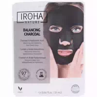 Iroha Nature Holzkohle Gesichtsmaske 23 ml – Detox & Feuchtigkeit