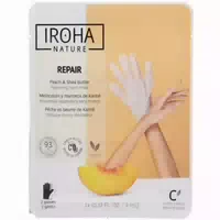 Iroha Nature Reparierende Maskenhandschuhe Peach