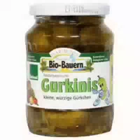 Mini Gurken Gurkinis aus Bayern im Glas