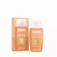 Isdin Fusionwater Magic Glow Sonnencreme Gesicht Lsf 30 mit Bräunungsbooster