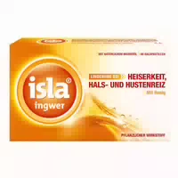 Isla Ingwer Halspastillen bei Halskratzen und Reizhusten