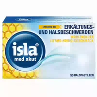 Isla Med Akut Zitrus Honig Halspastillen Bei Halsschmerzen Und Erkältung