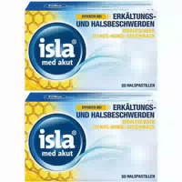 Isla Med Akut Zitrus Honig Halspastillen bei Halsschmerzen und Erkältung