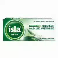 Isla Moos Halspastillen bei Halskratzen und Reizhusten