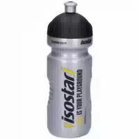 Isostar Push Pull Trinkflasche Silver 650 ml