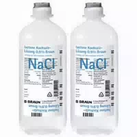Isotone Kochsalz Lösung 0,9 % Braun, Ecoflac Plus