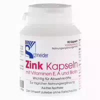 Schneider Zink Kapseln mit Vitaminen E, A und Biotin