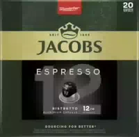 Jacobs Kapseln Espresso Ristretto 20 Kapseln