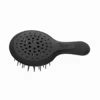Janeke Mini Superbrush Schwarze Haarbürste