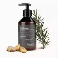 Jean & Len Handseife Rosemary & Ginger, Reinigt Beanspruchte Hände, Für Die Tägliche Anwendung 250 Ml