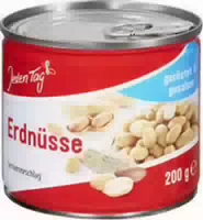 Jeden Tag Erdnüsse Geröstet & Gesalzen
