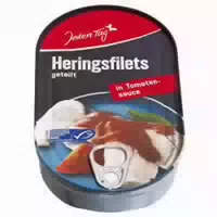 Jeden Tag Herings Filets in Tomatensauce