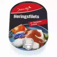 Jeden Tag Heringsfilets in Tomatencreme