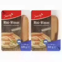 Jeden Tag Hot Dog Würstchen