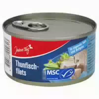 Jeden Tag Thunfischfilets Natur