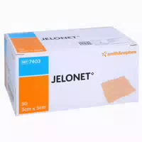 Jelonet Paraffinbeschichtete Gazeverband 5 x 5 cm