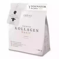 Jikoaii Premium Kollagen Pulver mit Vitamin C Typ 1 2 3 für Haut, Knochen & Knorpel ohne Zusätze