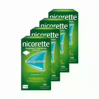 Nicorette Kaugummi 2mg Freshmint 105 Stk 4er Set 10% Rabatt 4x105 St Kaugummi