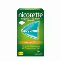 Nicorette 4 mg Nikotinkaugummi Freshfruit für Raucher zum Aufhören
