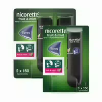 Nicorette Fruit & Mint Spray 3er Set 10% Rabatt 3 St Spray