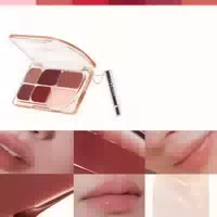 Judydoll 6 Color Multi Use Lip Palette 9g 01 Warm Chestnut Palette