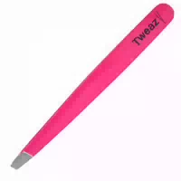 K Pro Tweazy Pinzette Augenbrauen Zupfen Eyebrow Tweezer Edelstahl Neon Pink