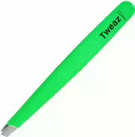 K Pro Tweazy Haar Pinzette zum Augenbrauen Zupfen Erste Hilfe Neon Grün